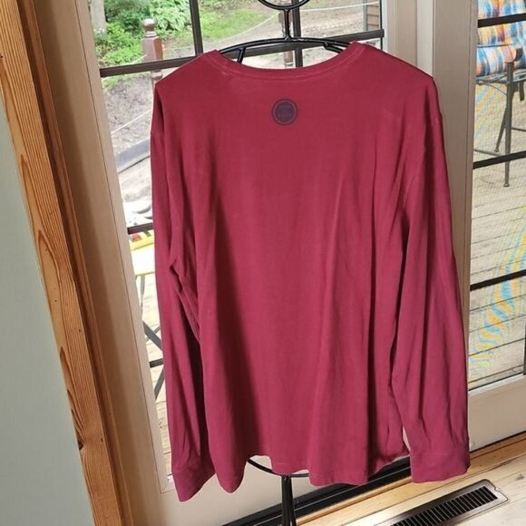 Life is Good "Good Vibe Tribe" Holiday Snowman Long Sleeve Crusher Sz L T-shirt - Picture 8 of 12